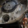 Following the completion of tunneling, both TBMs are disassembled and removed from the North Beach retrieval shaft.