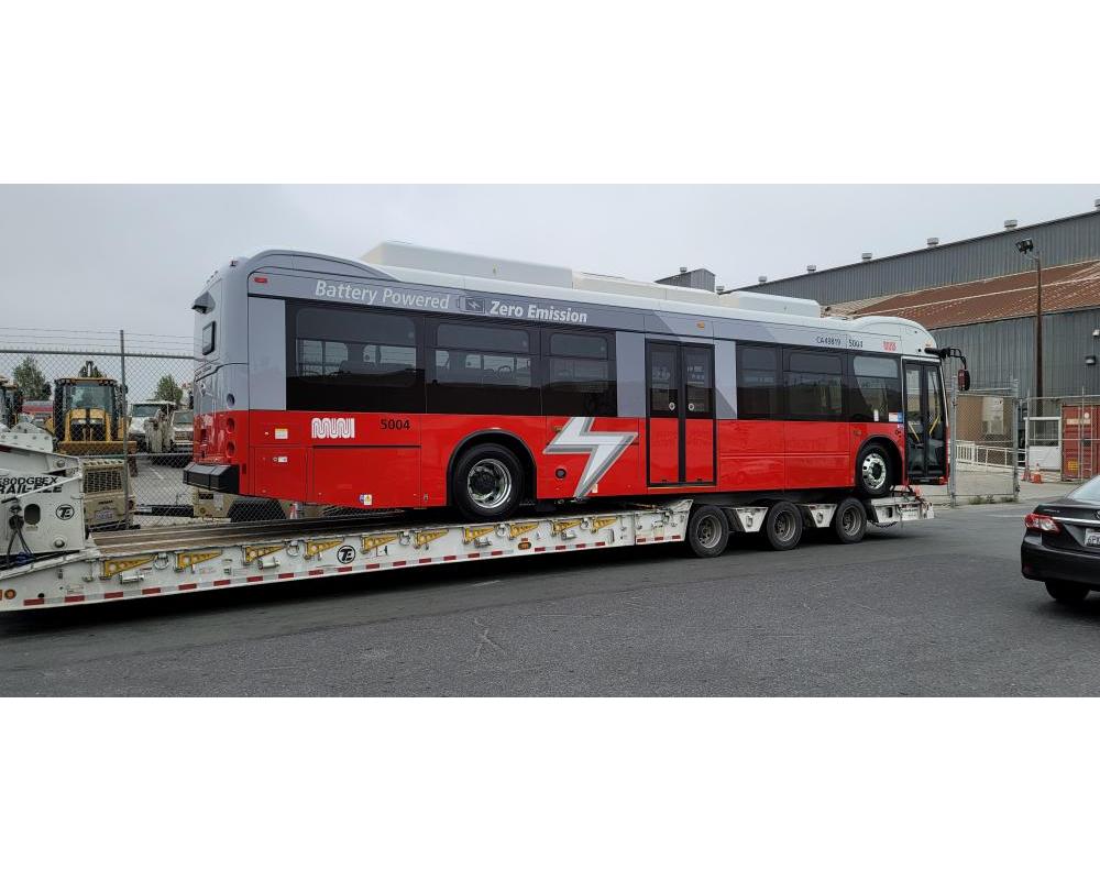 First BYD battery electric bus