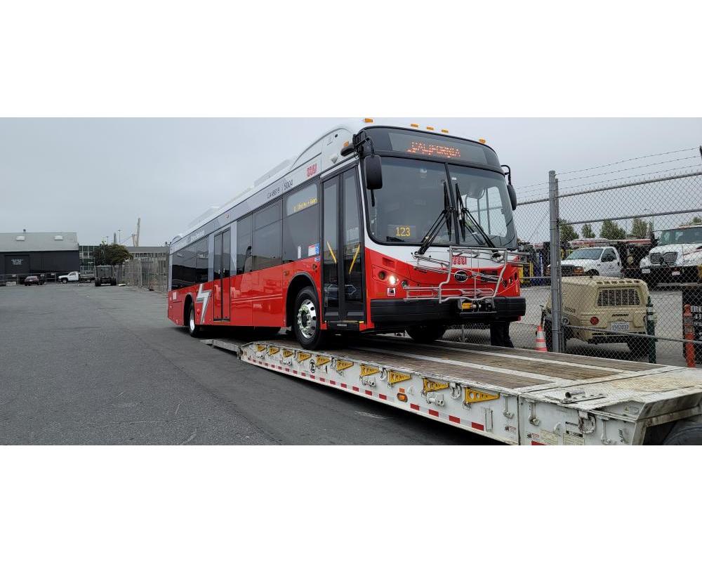 First BYD battery electric bus