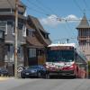 New battery electric buses are testing routes on San Francisco hills