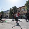 Children and families celebrate open streets in San Francisco during Phoenix Day.