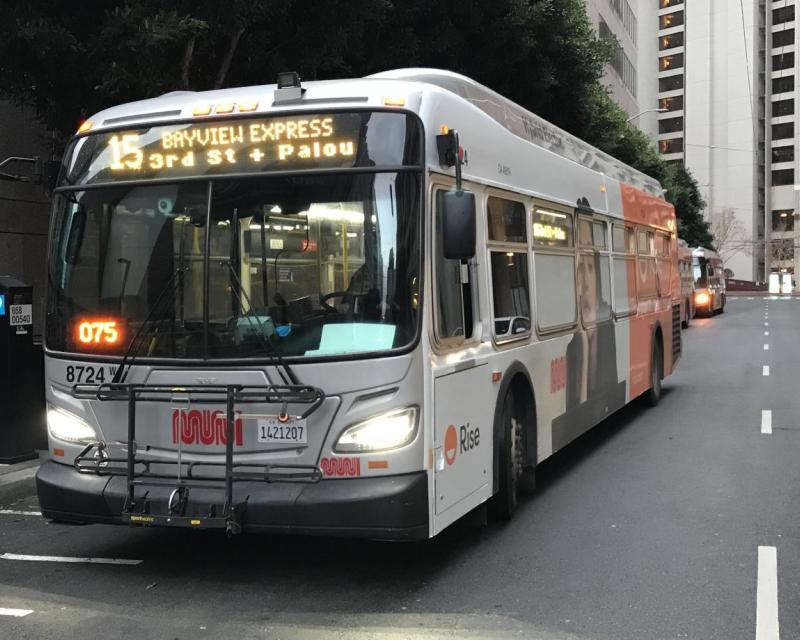 Photo of 15 Bayview-Hunters Point Express Muni bus