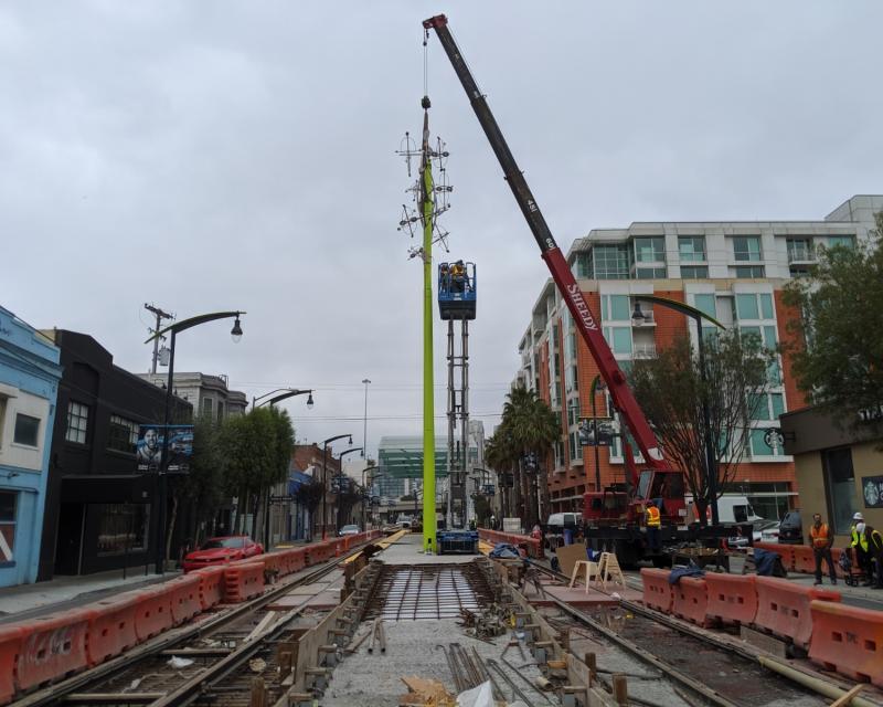 Art installation for the Central Subway