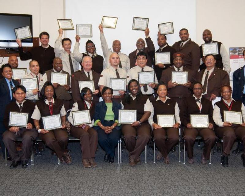 Operators receiving certificates