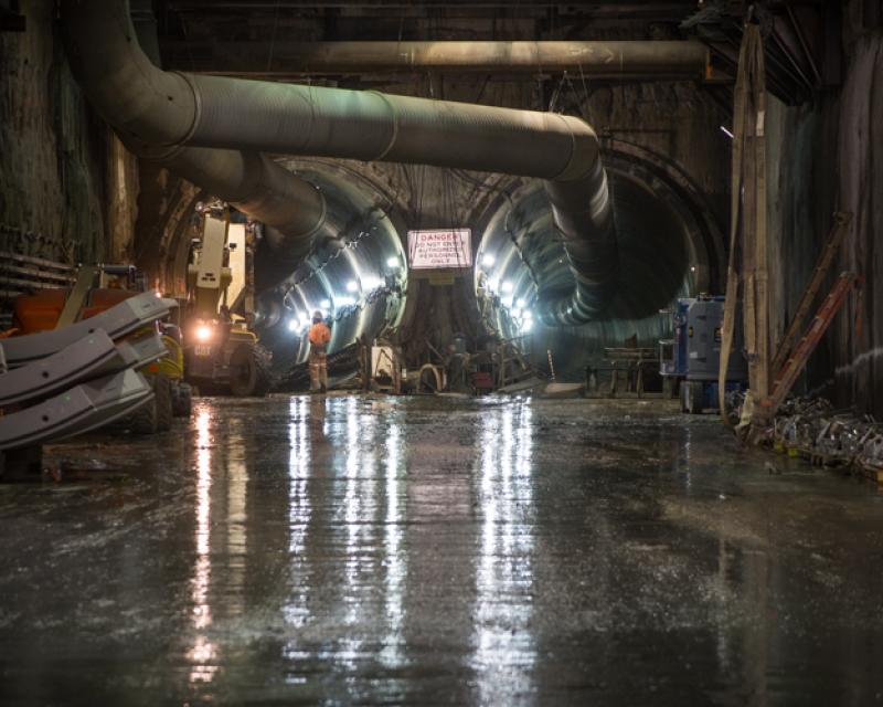 Tunnels from the 4th street launch spot