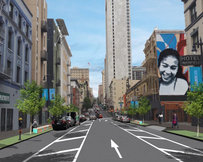 Safer Taylor Street Conceptual Design (Turk to Ellis)