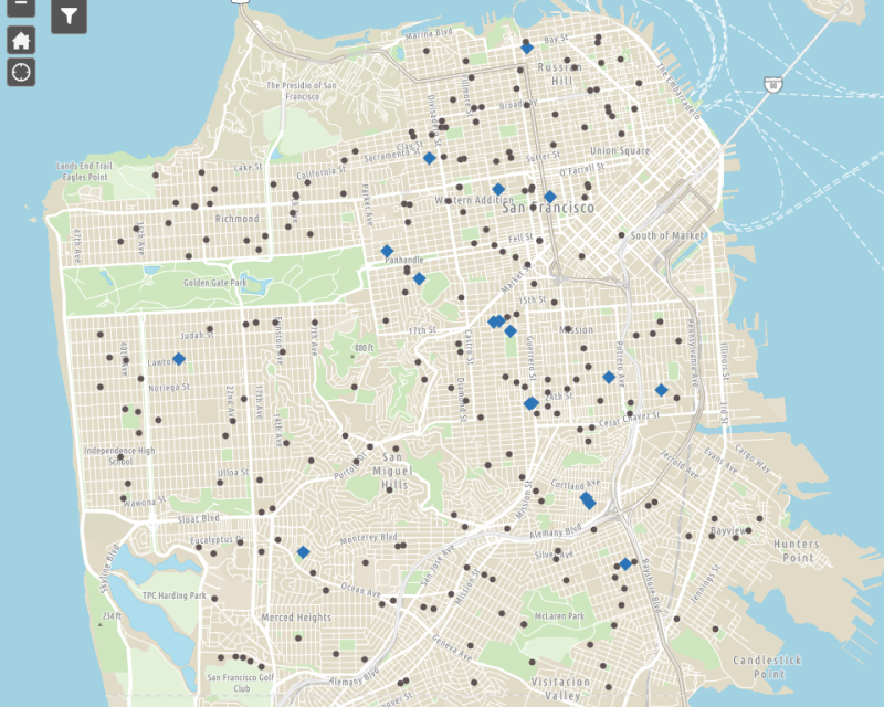 Schools Walk Audit Program Map Citywide View