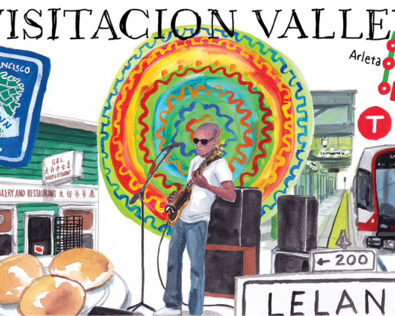 Original Artwork by Dan Bransfield of Visitacion Valley